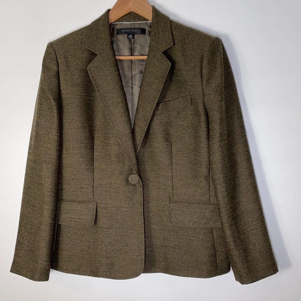 Anne Klein women’s single button blazer size 14P